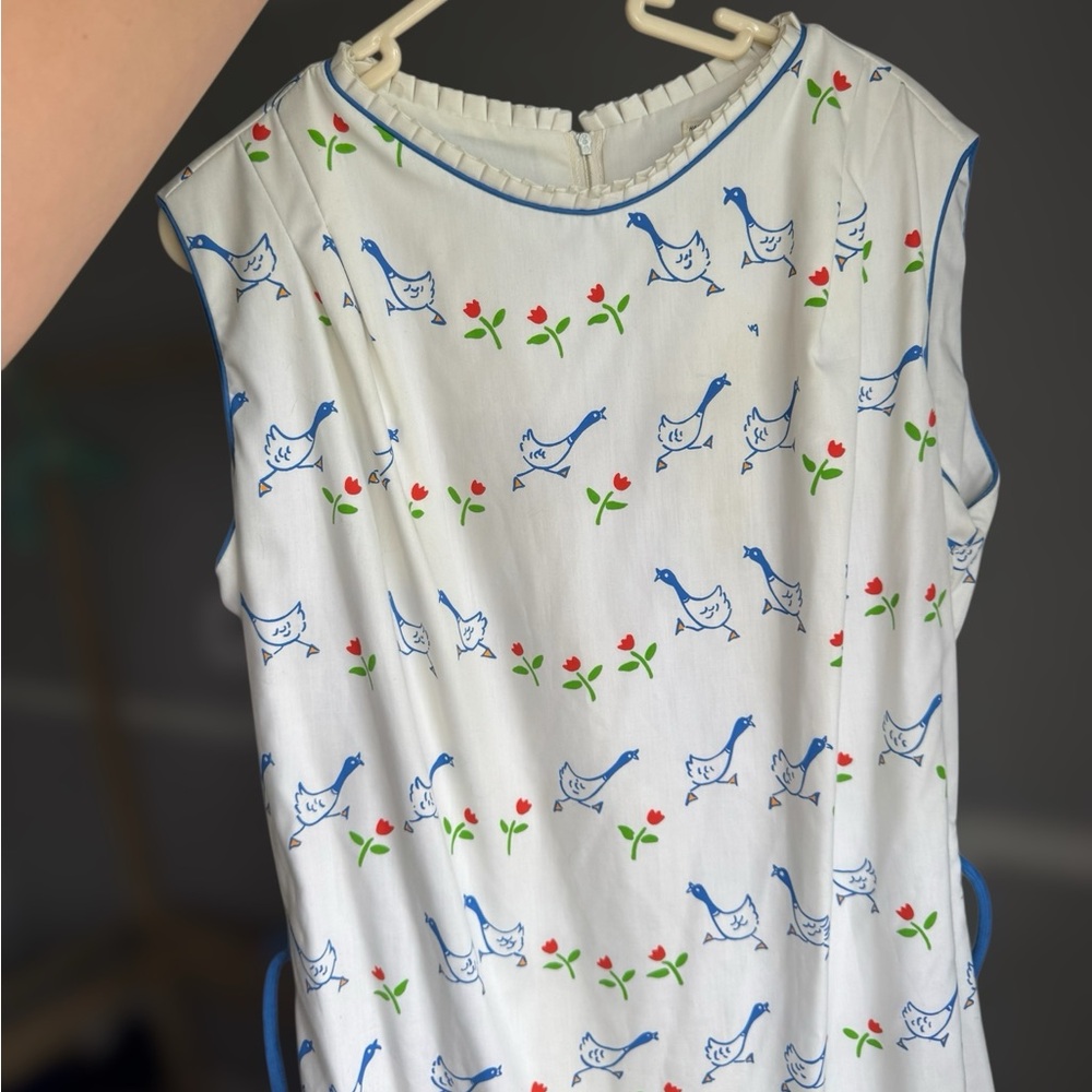Vintage The Vested Gentress Dress – Hand-Screened Print (Rare!)